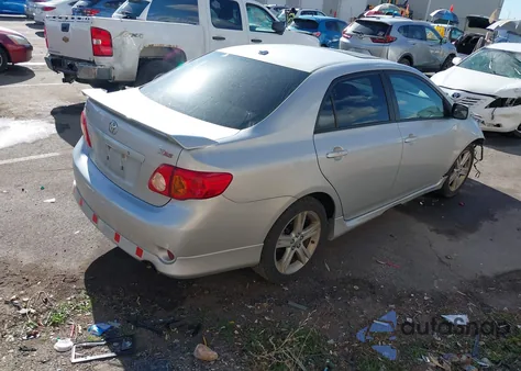2009 Toyota Corolla Xrs z USA, uszkodzony, nr VIN 1NXBE40E99Z087461